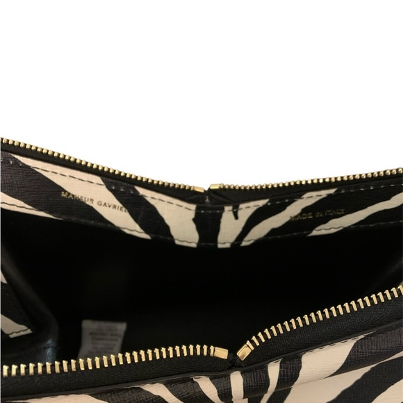 Mansur Gavriel black Mini M Frame Leather Crossbody Bag Zebra NWT - Picture 2 of 12